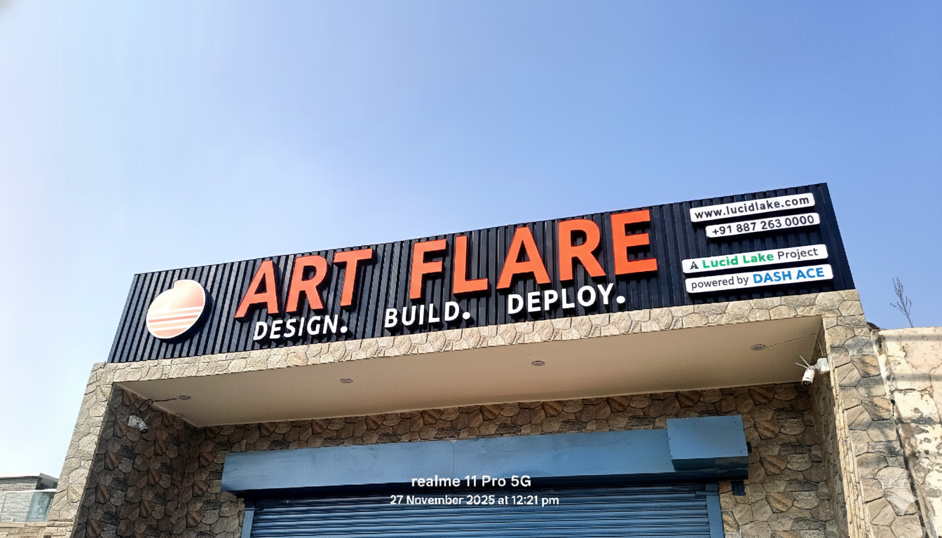 Almunium channel letter 1