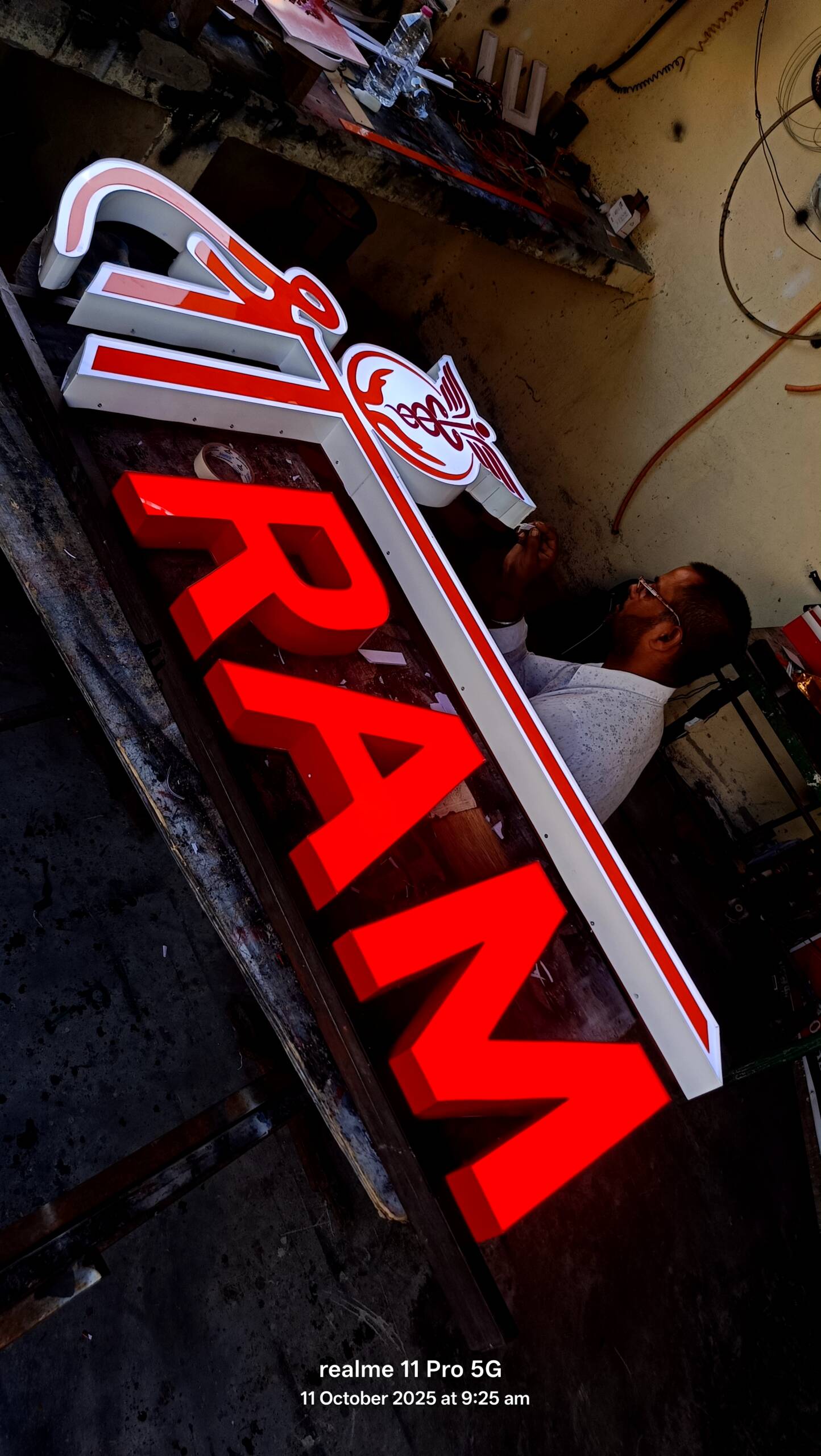 Almunium channel letter 3